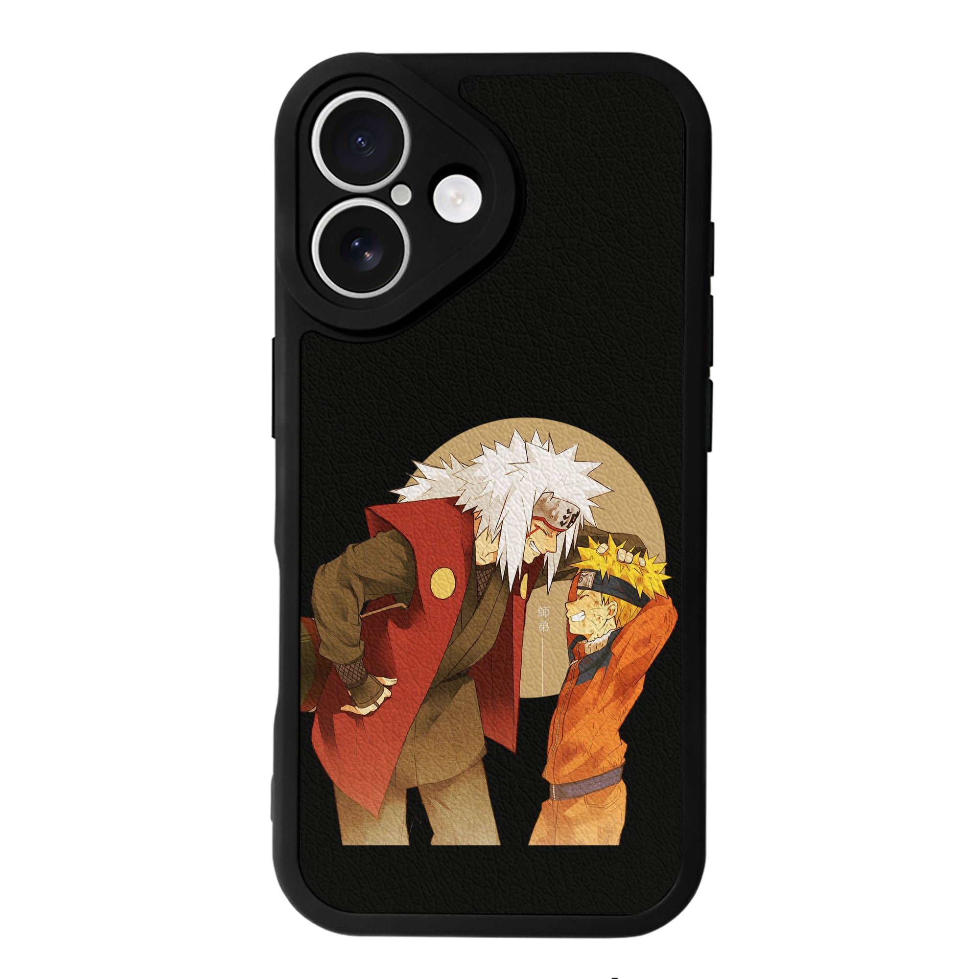 （画像用） NARUTO -ナルト- 自来也（じらいや） Jiraiya 【iPhone 16シリーズ対応】シリコンスマホケース（レザー調） 材質：シリコン